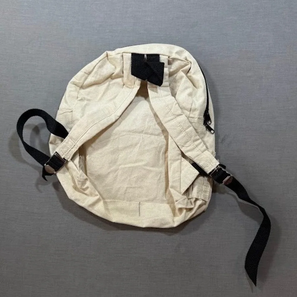 Florida Marlins 5th Season 1997‎ Canvas Backpack Beige Small Front Pocket.